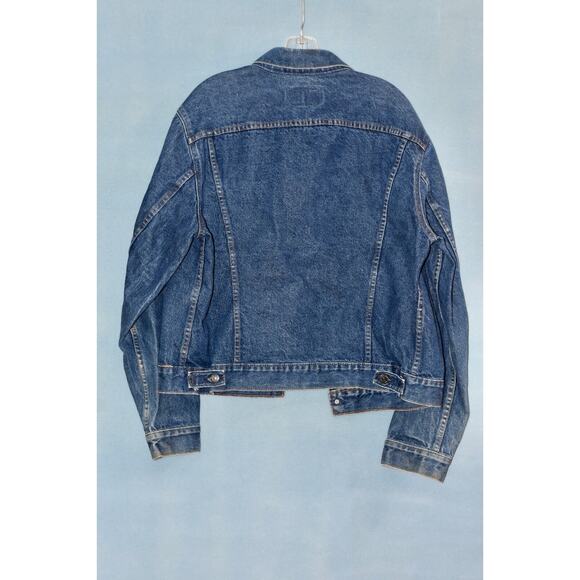 LEVI'S Trucker Blue Denim Jacket 70506-0216 USA Red Tab Size 46R - Picture 7 of 10